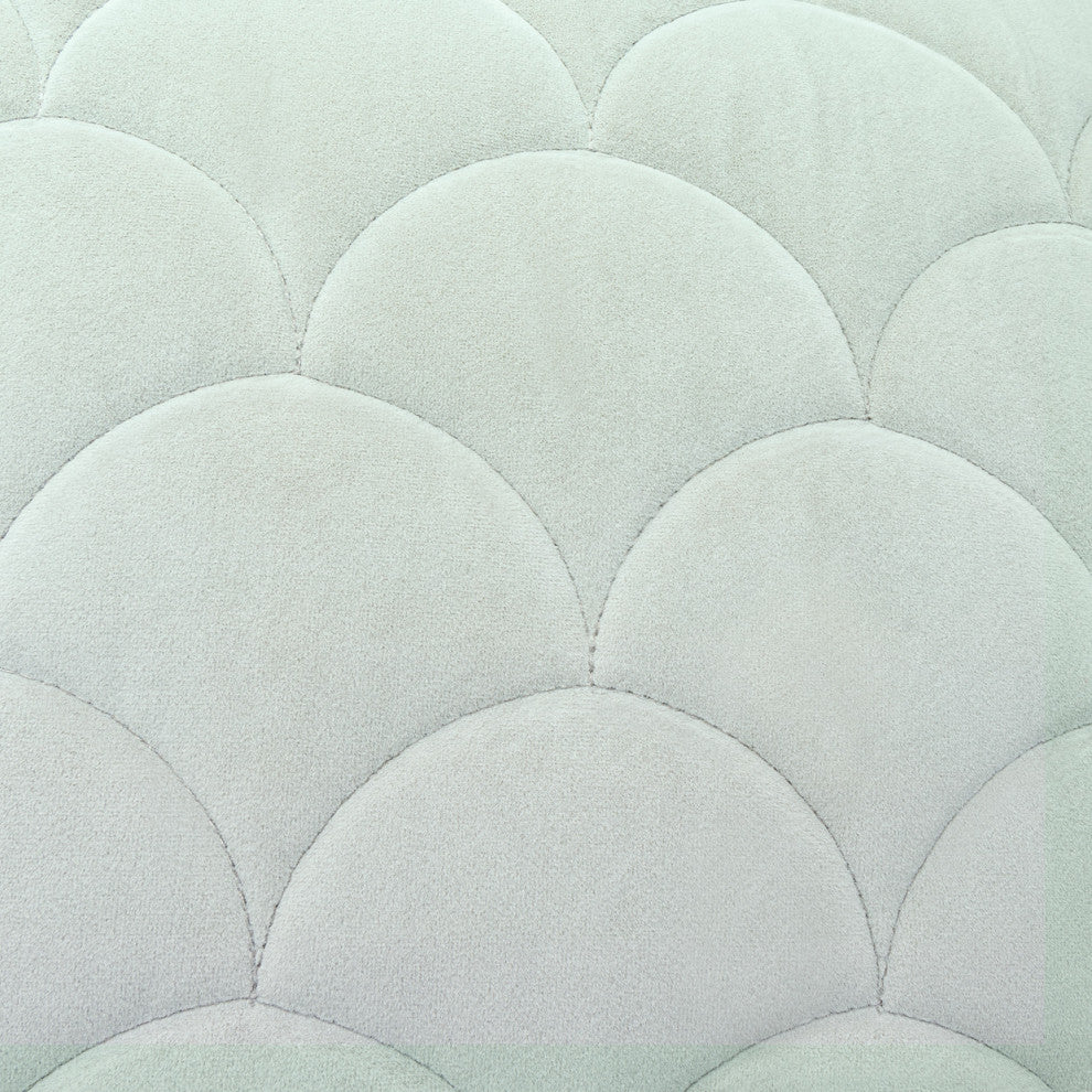 Re-nue Overland 21" Square Velvet Pillow, Set of 2, Mist