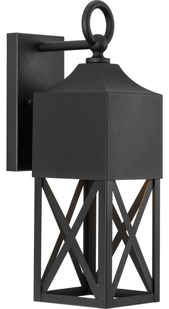 Birkdale Collection 18-3/8, 1-Light Black Dark Sky Outdoor Wall Lantern