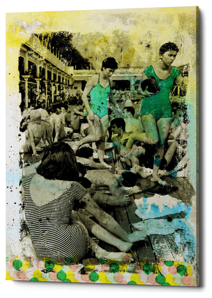 Epic Graffiti 'ONE PIECE' by DB Waterman, Giclee Canvas Wall Art, 40"x54"