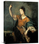 "Portrait of Lady Anne Dawson" Canvas Giclee by Sir Joshua Reynolds, 18"x22"