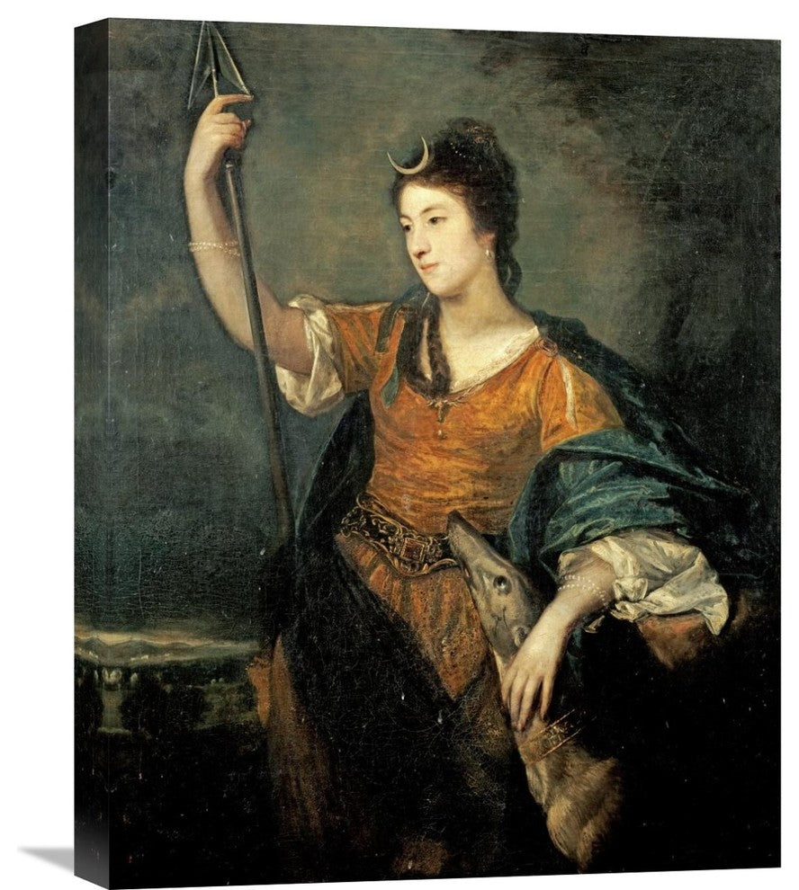 "Portrait of Lady Anne Dawson" Canvas Giclee by Sir Joshua Reynolds, 18"x22"