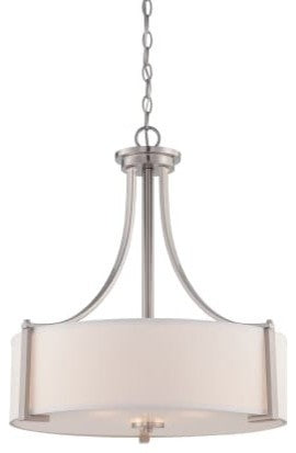 Axel Pendant, Satin Platinum
