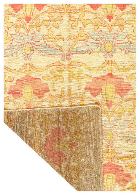 Fine Hand Knotted Persian Sultanabad Rug 6'1"x9'4"