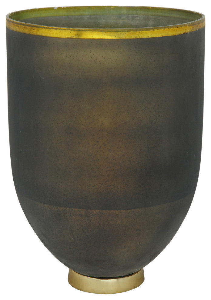 Discontinued Onyx Bowl Vase Large - Black