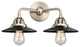 Innovations 288-2W-SN-M6-BK-LED 2 Light Bath Vanity Light, Brushed Satin Nickel