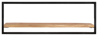 vidaXL Wall Shelves Floating Shelves Display Shelves 2 Pcs Solid Acacia Wood