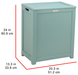 Oceanstar Storage Laundry Hamper in Turquoise