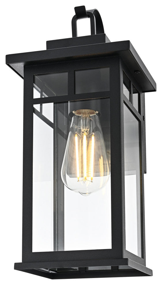 Home Living 6.5" Outdoor Wall Sconce, Black