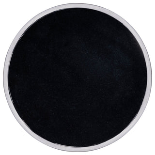 Butler Sash Metal and Marble End Table