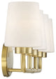 Capra, Warm Brass, 4-Light Bath