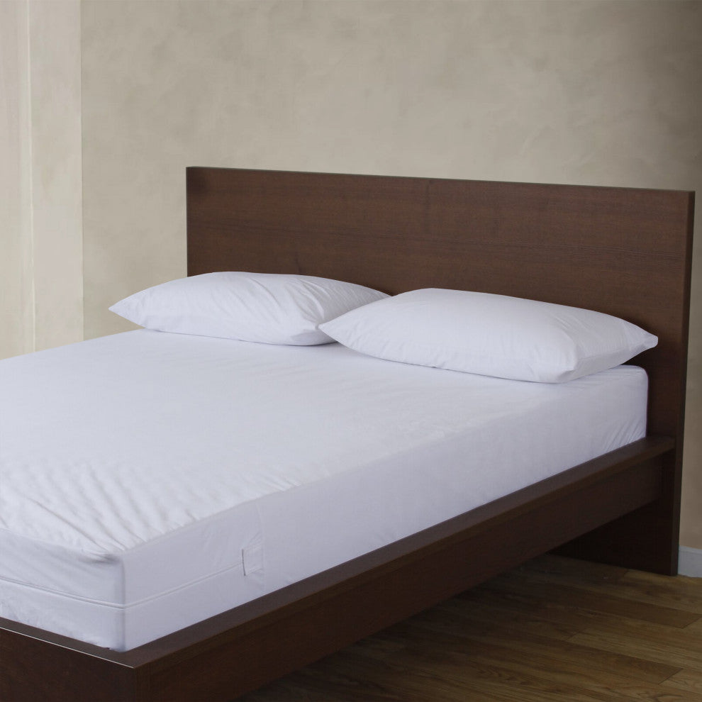 Organic Cotton Percale Pillowcase Pair, Queen