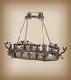 Acuna Wrought Iron Chandelier
