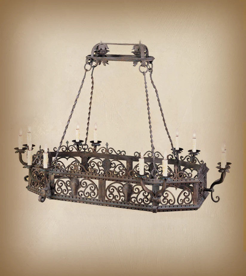Acuna Wrought Iron Chandelier
