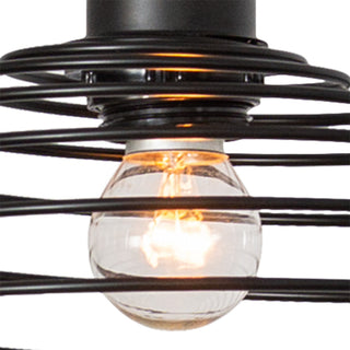 Light Single Globe Pendant, Classic Black