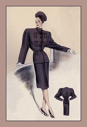 High Styled Suit - Gallery Wrapped Canvas Art 28" x 42"