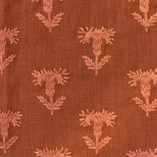 Plutus Red Growth Motif Luxury Throw Pillow, 26"x26"