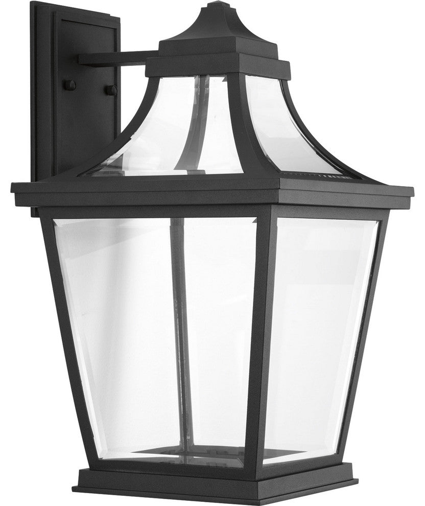 Progress Lighting 1-9W LED 3000K Outdoor Wall Lantern, Black