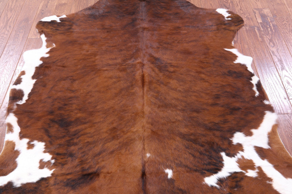 Natural Cowhide Rug 6' 4" X 5' 10" C1922