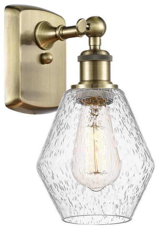 Innovations 516-1W-AB-G654-6-LED 1-Light Sconce, Antique Brass