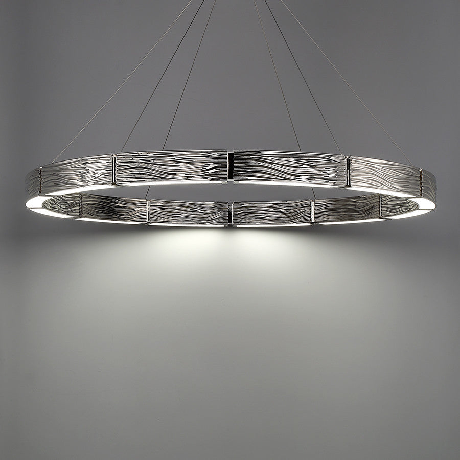Modern Forms Zelda 48" LED Chandelier in Polished Nickel
