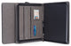 Multi Compartment Business Padfolio/Portfolio, Zipper Closure, Gray