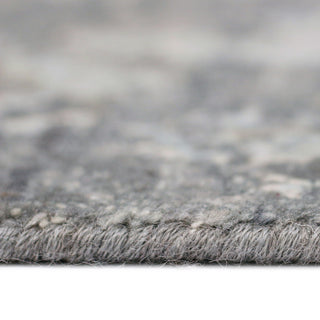 Naomi Teri Silver Knotted Wool Area Rug, 8'x10'