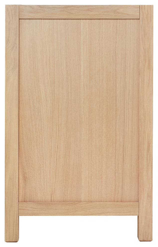 ARIEL Cambridge 72 in. Double Sink Base Cabinet In Oak