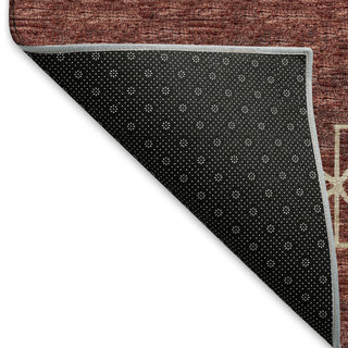 Addison Premium Washable Mayfield AMF109 Red 3' x 5' Rug