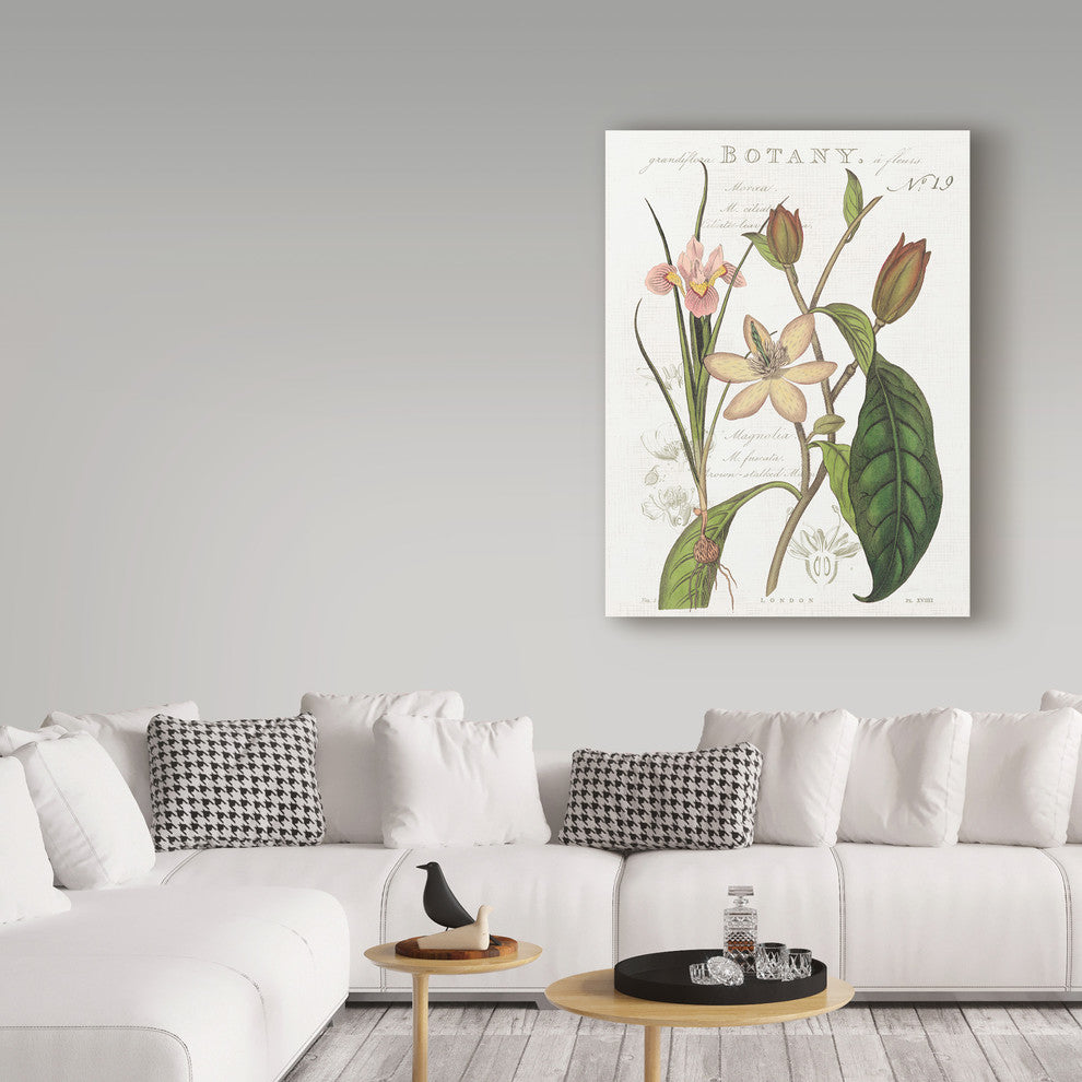 Sue Schlabach ''Vintage Floral III Neutral'' Canvas Art, 32"x24"