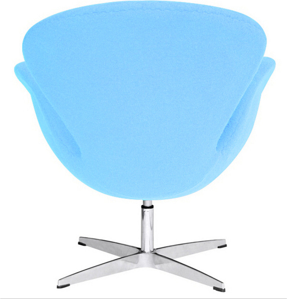 Modern Classics Swan Chair Fabric, Light Blue