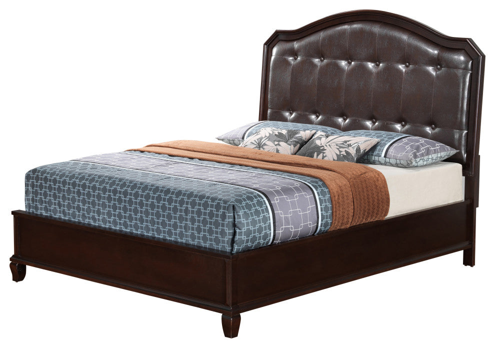 Yava Bed, Cappuccino, Full