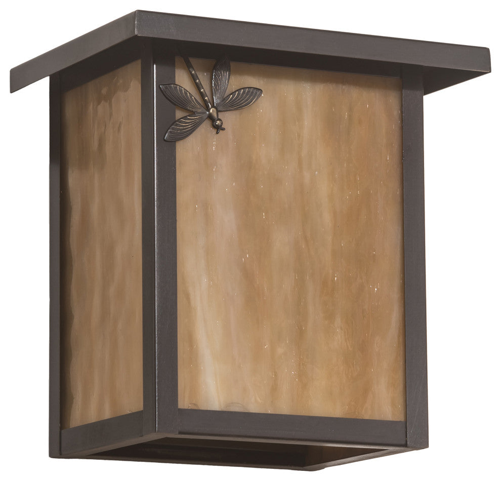 8 Wide Seneca Dragonfly Left Wall Sconce