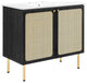Chaucer 36" Bathroom Vanity - Black White