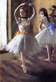Edgar Degas Two Dancers in the Studio Wall Decal