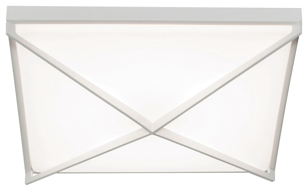 Pearson LED Flush Mount, White, 16"