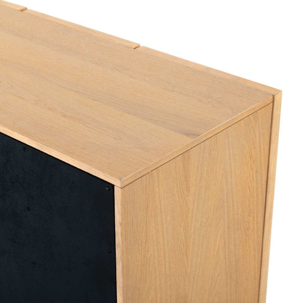 Safavieh Couture Zeus 4 Door Wood Media Stand, Natural