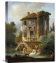"Washerwomen Outside The Temple of The Sibyl, Tivoli" Artwork, 17" x 22"