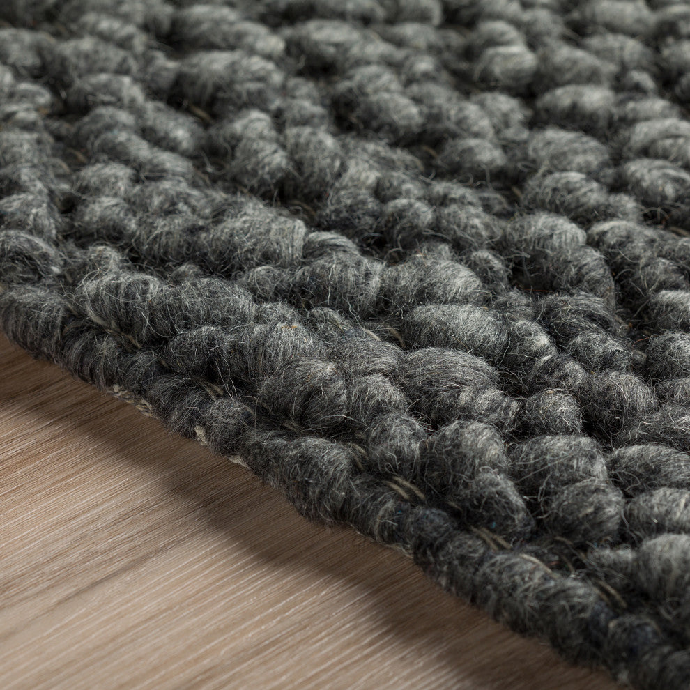 Gorbea GR1 Charcoal 6' x 6' Square Rug