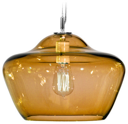 Aura Pendant, The Vesuvius Collection, Amber