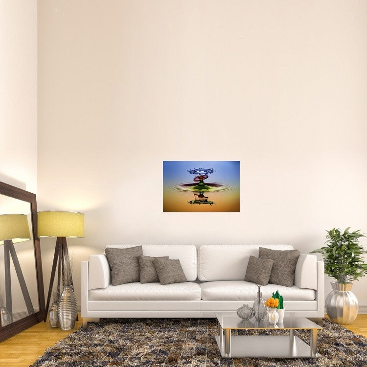 "Cmyk" Stretched Canvas Giclee by Muhammad Berkati, 36x24"