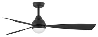 Hinkley Una LED Ceiling Fan, Matte Black, 56"