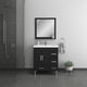 Ripley 30" Modern Bathroom Vanity Set, Black