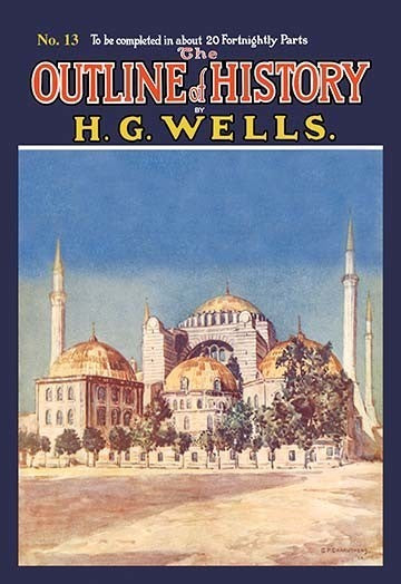 The Outline of History by HG Wells, No. 13: Mosque - Gallery Wrapped Canvas Art
