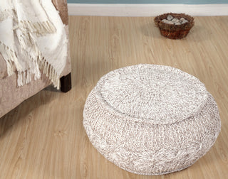 Natural Jute Pouf
