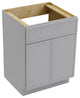 Vanity Art Birch Plywood Single Base Storage Cabinet, Gray, 24"