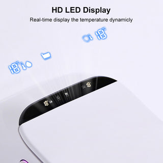 Smart One-Piece 1.27 GPF Floor Mounted Elongated Toilet and Bidet with Seat, Gold