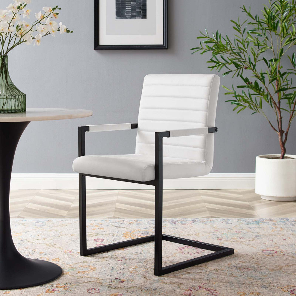 Savoy Performance Velvet Dining Chairs - Set of 2-White