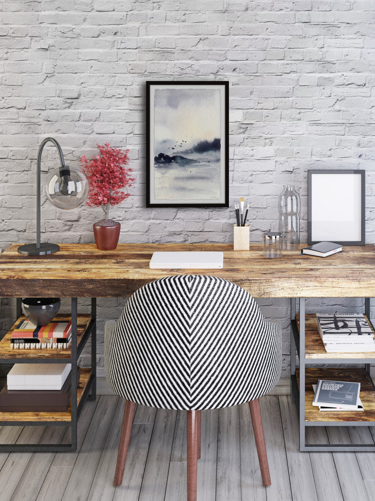 "Take Time to Reflect" Framed Painting Print, 12x18