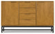 Banting Mid Century Sideboard With Centre Drawers, Oak Veneer
