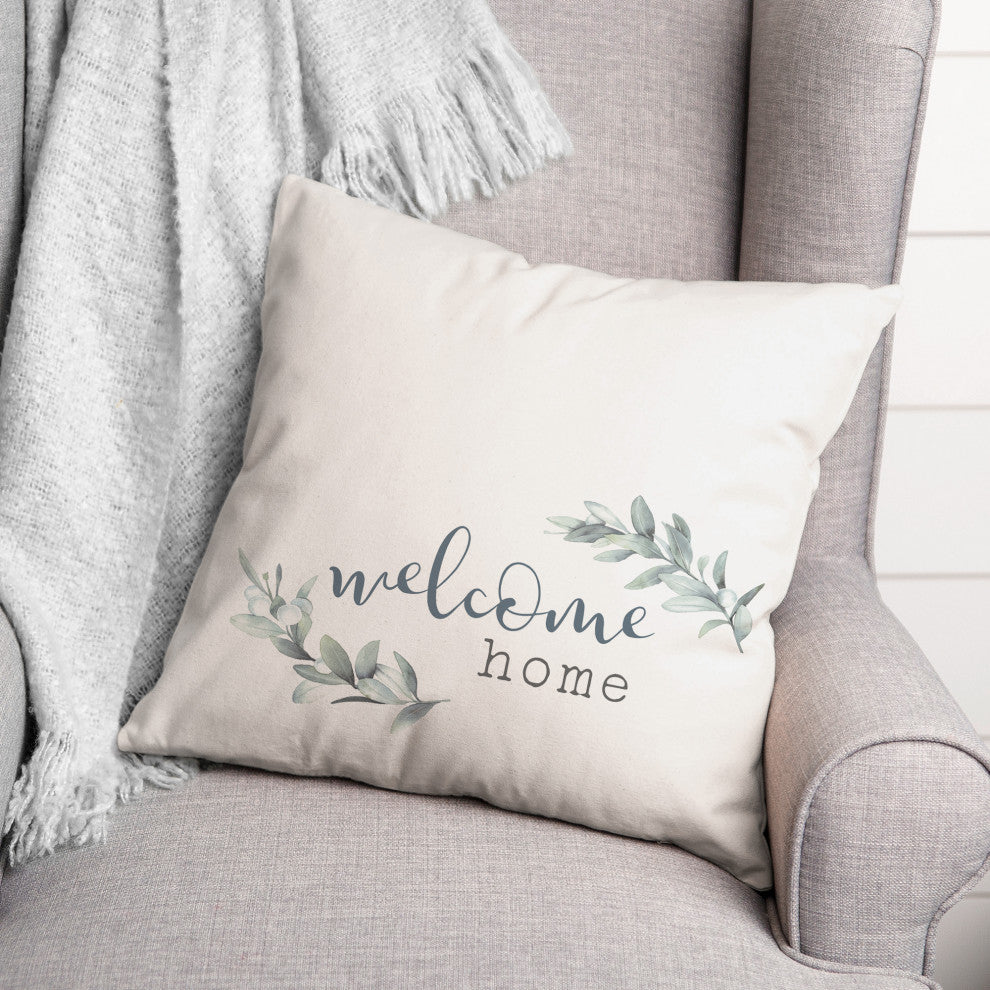 Welcome Home 18x18 Spun Poly Pillow